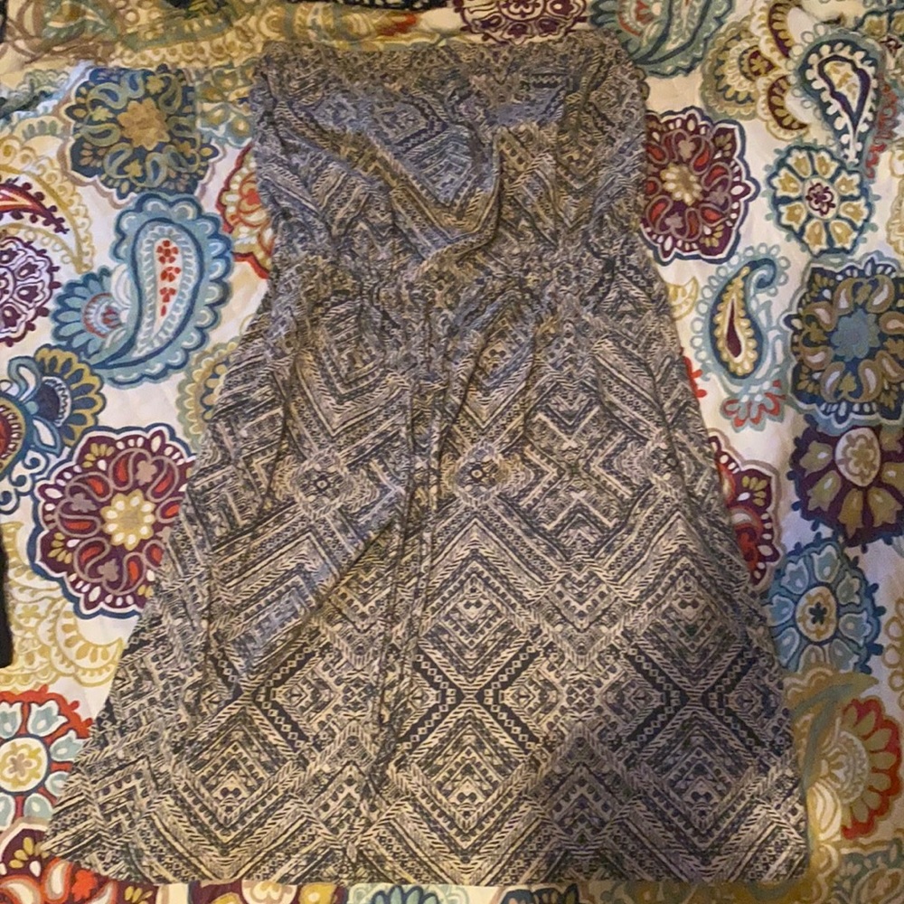 Tan and black dress (s)